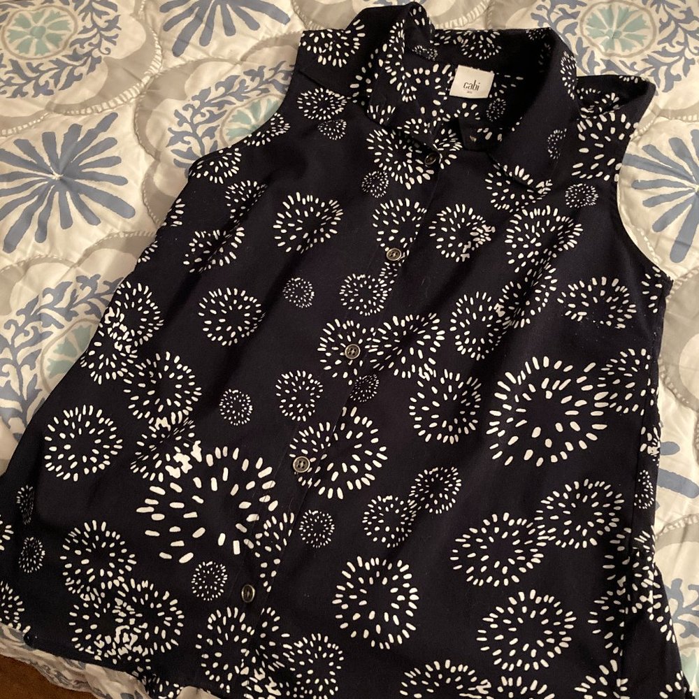 cabi  top size XS Navy Blue